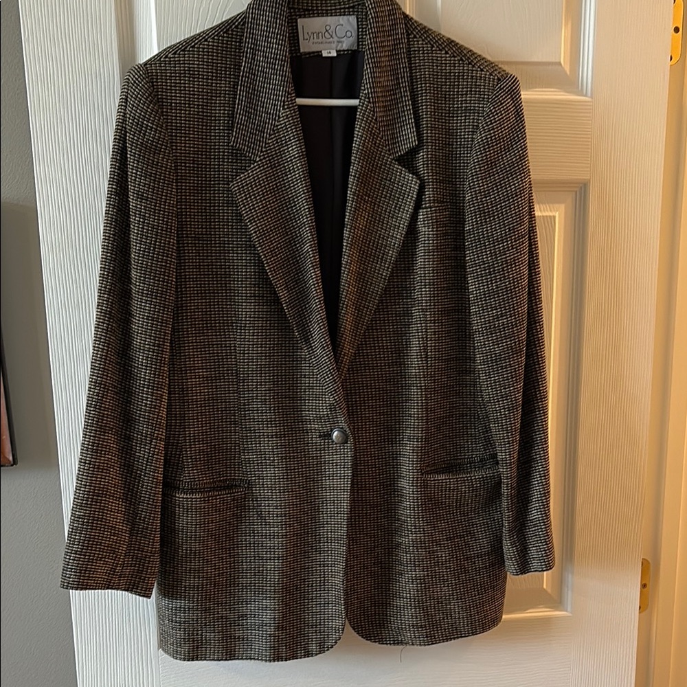Black Tweed Blazer